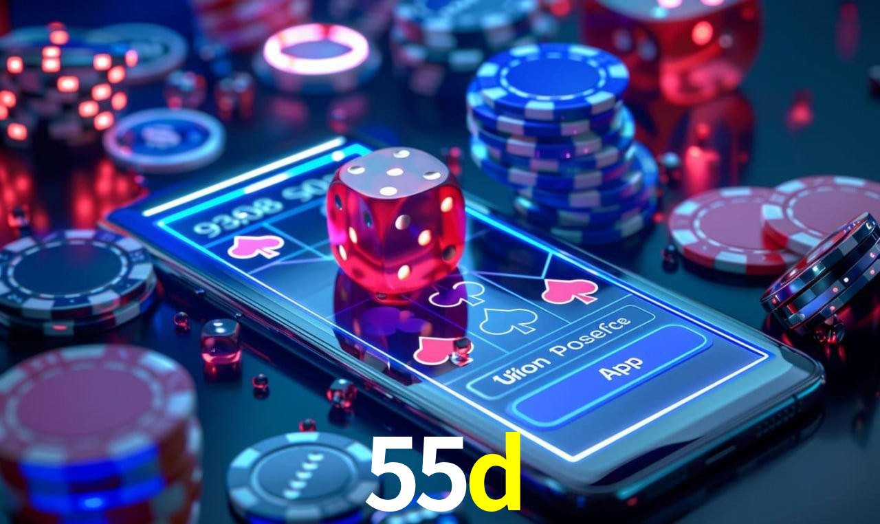 55d login — painel de entrada no app oficial